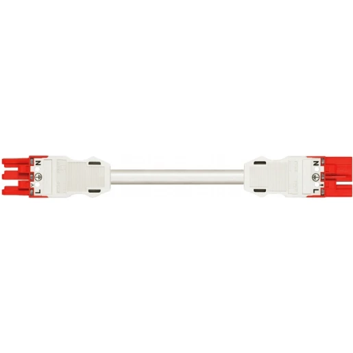 Wago SERIE 771 Patchkabel gebouwinstallatie 3p Contrastekker (female) Stekker 7000mm