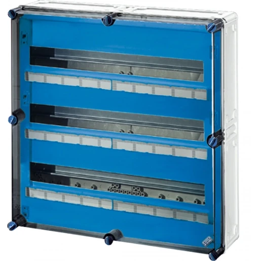 Hensel Enymod Automatenbehuizing leeg BM8 PE + N 3x28 modulen Kunststof IP65 MI 1885