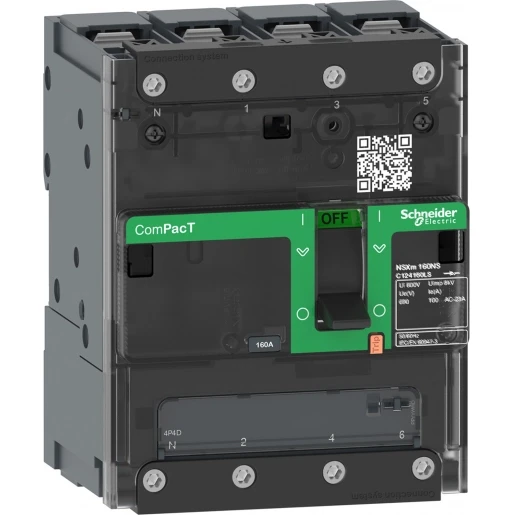 Schneider Electric SWITCH NSXM100NA AC 4P 100A BUSBAR