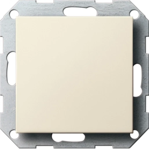 Gira System 55 blinde afdekking draagring Blindkap Bedieningselement Zonder label wit 026801