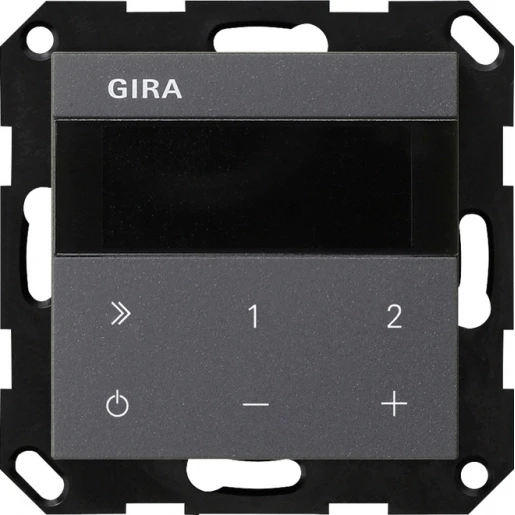 Gira System 55 inbouwradio inbouw antraciet 232028