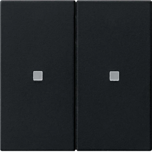Gira KNX RF bed.el.-op.st. 2-v System 55 zwart m