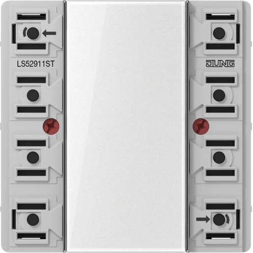 Jung LS range KNX tastermodule Universeel KNX inbouw IP20 LS52911ST