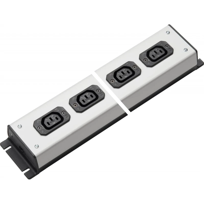Martin Kaiser Toestel contactdooscombinatie C13 grijs-zwart 10A IP20 1022/6L-SW