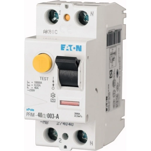 Eaton PFIM Aardlekschakelaar 2p 100A 0.1A type A 102827
