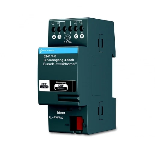 ABB Busch-Jaeger F@home Binaire ingang bussysteem 4-voudig 10 - 230V 2CKA006220A0006