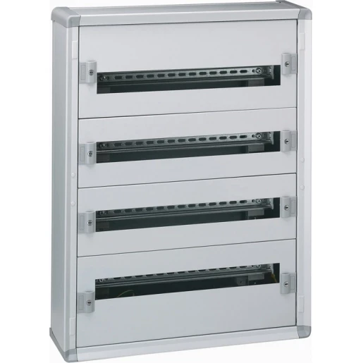 Legrand XL3 Installatiekast leeg behuizing wand 4x24 modulen Staal IP43 020004