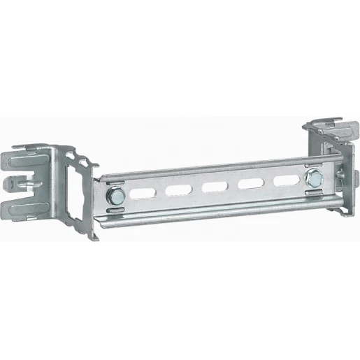 Legrand Din-rail xl3 400 alu.standaard rail 9mod.met 2stuks klikbeugels