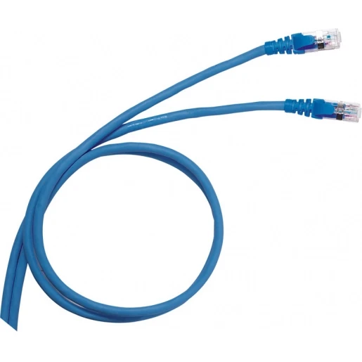 Legrand LCS3 Patchkabel afgeschermd 100 Ohms F / UTP Cat6 RJ45 8(8) 3M blauw 051764