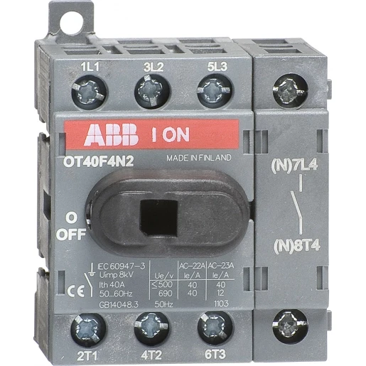 ABB SwitchLine Lastscheider IP20 4p 40A