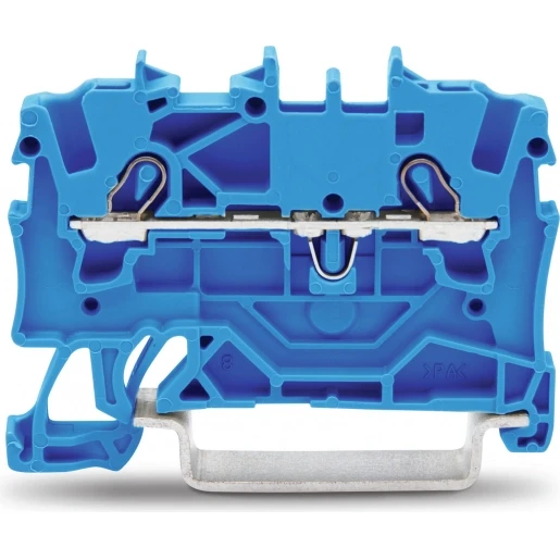 Wago Serie 2001 Verbindingsrijgklem 0,5-2,5mm² eendr. 0,25-1,5mm² meerdr. Blauw