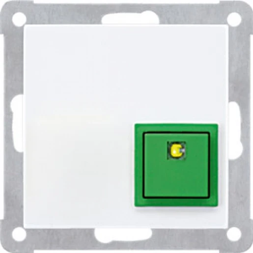 Jung AS range Miva uitschakelknop 55x55mm wit IP20 NRSAS0834ATWW