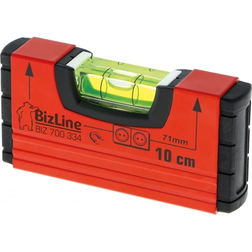Bizline Waterpas 100mm 1 libellen Aluminium BIZ 700334