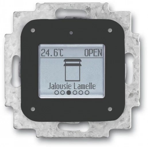 ABB Busch-Jaeger i-bus KNX Tastsensor bussysteem KNX enkelvoudig zwart met tekstv IP20 2CKA006115A0454