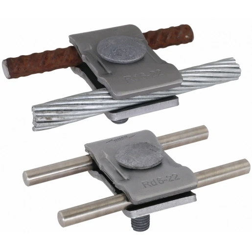 Dehn Parallel connector st/bare for rd 6-22mm