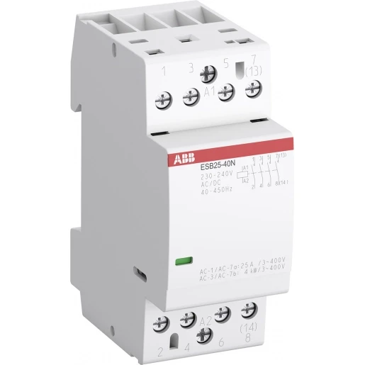 ABB System Pro M Compact Modulaire installatiemagneetschakelaar 25A 2NO 2NC AC/DC 12V 1SAE231111R1422