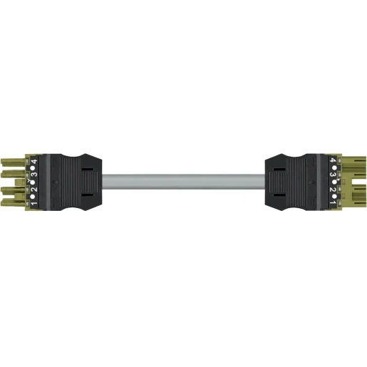 Wago SERIE 771 Patchkabel gebouwinstallatie 4p Contrastekker (female) Stekker 2000mm