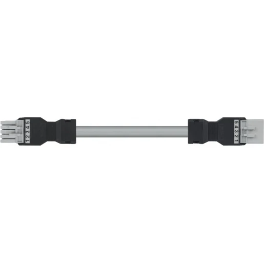 Wago SERIE 891 Patchkabel gebouwinstallatie 5p Contrastekker (female) Stekker 8000mm