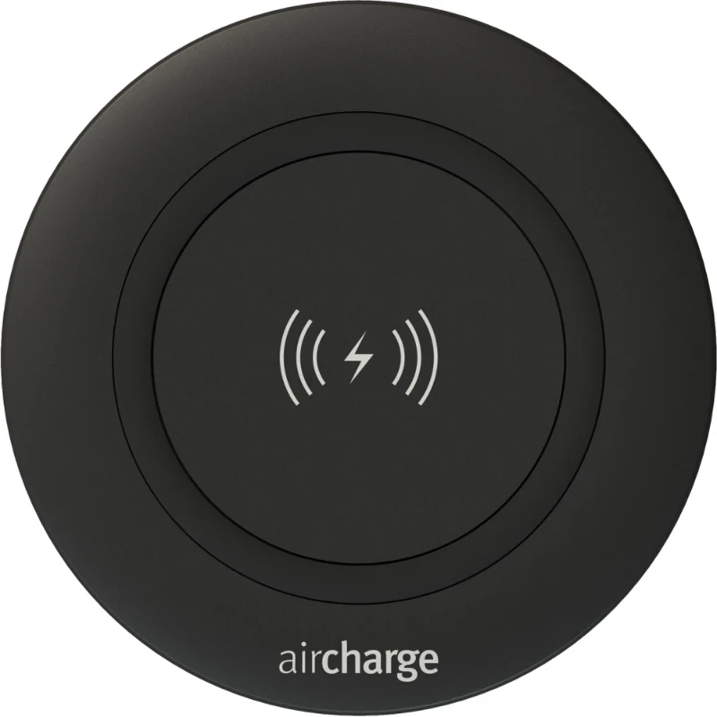 OCS Wireless chrgr 2m USB A/C stekker zwart incl. adapter