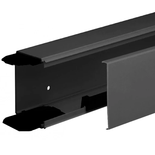Hager Tehalit LF leidingkanaal 2000x57x40mm PVC Bodemperforatie met deksel grijs RAL 7030 LF4006007030