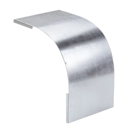 Stago KG281 deksel bocht 90° 120mm Dekselklem Bandverzinkt (sendzimir verzinkt) en gecoat wit RAL 9016 CSU0856209916
