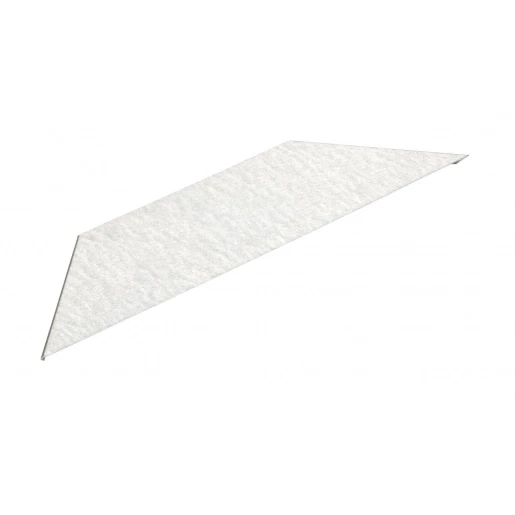 Stago KG281 Aanzetstukdeksel 400mm Staal bandverzinkt (sendzimir verzinkt) en gecoat Dekselklem wit RAL 9010 CSU30072072