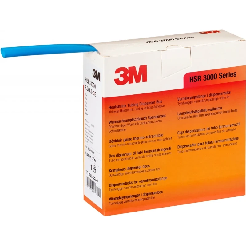 3M krimpkous dunwandig hsr 3000 blauw ø9-3mmx7m
