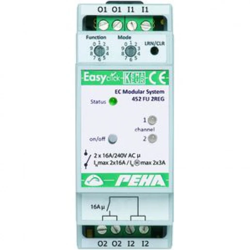 Peha ENOCEAN EASYCLICK SCHAKELMODULE 2 KANAAL2 TE