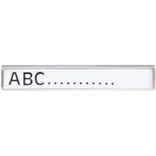 Jung A range Plexiglas afdekking + tekststrook AC81NA