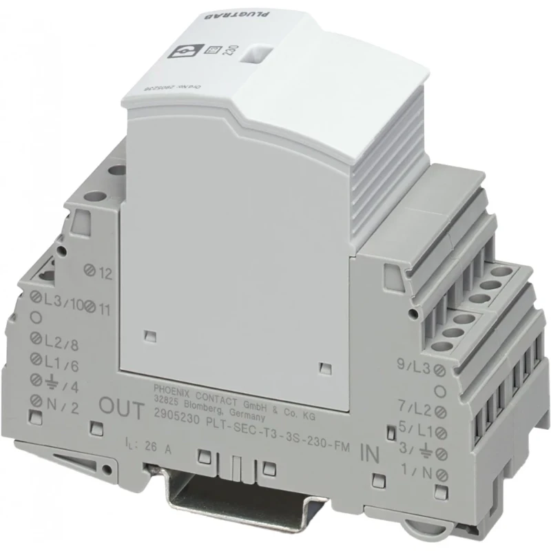 Phoenix Contact Overspanningsbev. Type 3 3 fase+N+PE incl. meldcontact