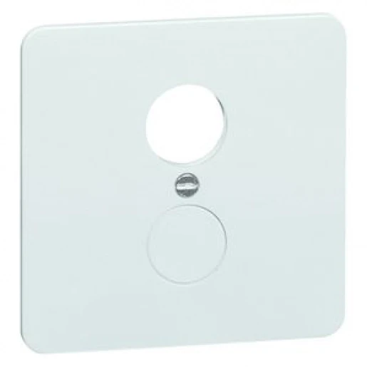 Peha Standaard centraalplaat + Diode wandcontactdoos Basiselement met centrale afdekplaat 1 connector Zonder label wit 00213811