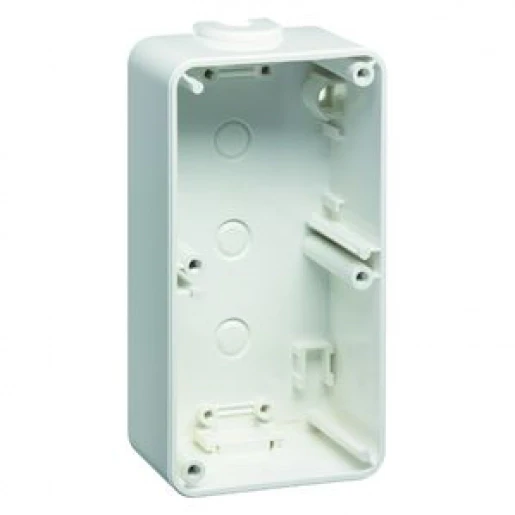 Peha Compacta Opbouwhuis zonder trekontlasting 2-voudig 1 module grijs Horizontaal en verticaal 00613711