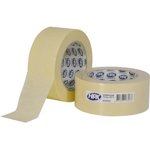 HPX zelfklevende tape 50mmx50m Crepepapier