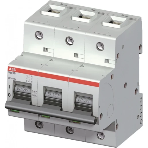 ABB VERZAMELRAIL 250A 3 POLIG MET 6 PINNEN 2 EINDKAPPEN