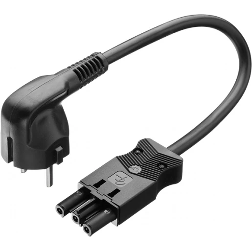 Adels Patchkabel gebouwinstallatie 3p Netstekker Contrastekker (female) 1000mm