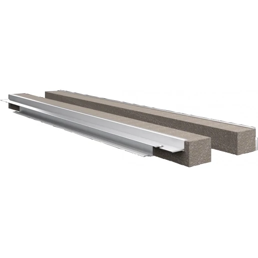 Rittal VX kabelinvoerprofiel achterzijde (1 stuk = 2) Metaal 600mm grijs 8618810