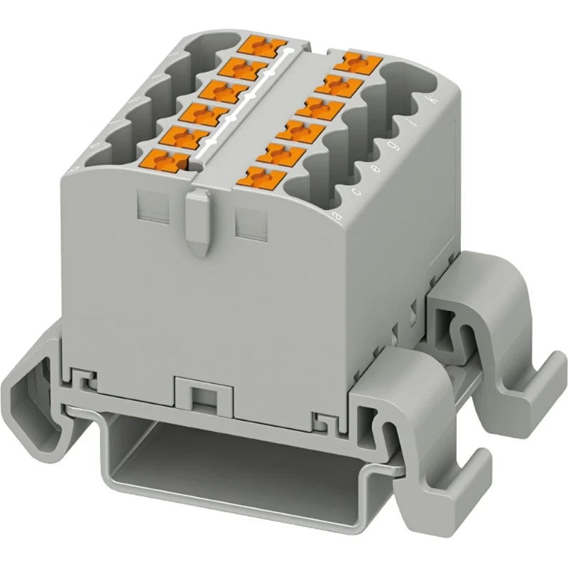Phoenix Contact PTFIX Verbindingsrijgklem 0,14-4mm² eendr. 0,14-2,5mm² meerdr. Grijs