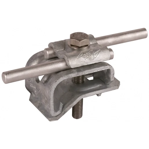 Dehn Gutter clamp st/tzn for bead 16-22mm with double cleat for rd 8-10mm
