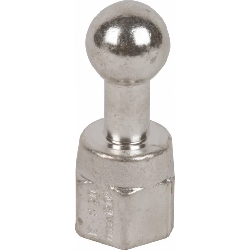 Dehn Fixed ball point d=25mm straight with m16 female thread