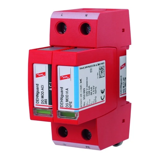 Dehn Surge arrester type 2 dehnguard m 2-pole uc 385v w.aci technology