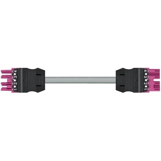 Wago SERIE 771 Patchkabel gebouwinstallatie 4p Contrastekker (female) Stekker 2000mm