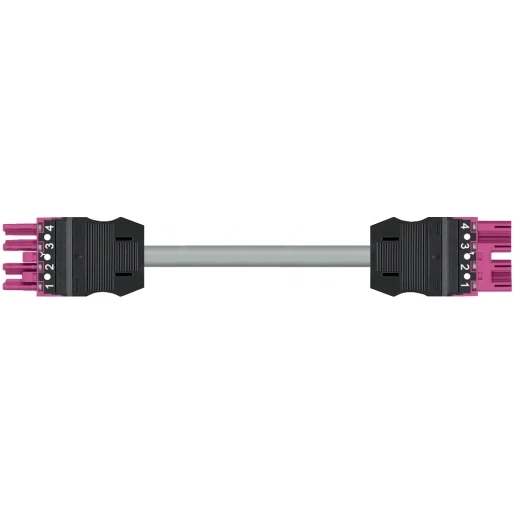 Wago SERIE 771 Patchkabel gebouwinstallatie 4p Contrastekker (female) Stekker 2000mm