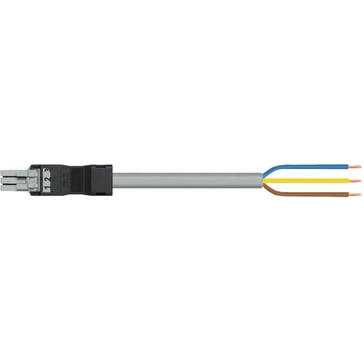 Wago SERIE 891 Patchkabel gebouwinstallatie 3p Contrastekker (female) Vrij kabeluiteinde 2000mm