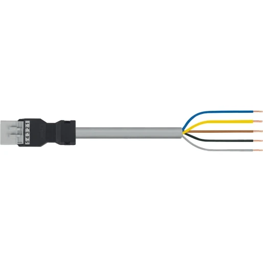 Wago SERIE 891 Patchkabel gebouwinstallatie 5p Stekker Vrij kabeluiteinde 2000mm