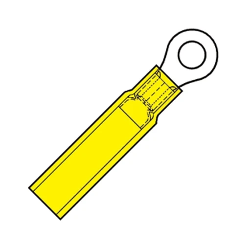 Klemko Waterdichte Föhnringkabelschoen M-10 voor 4,0-6,0 mm²