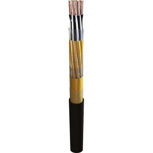 TKF RE-2X(ST)YSWBY PIMF DCA 2x2x0,5mm² Zwart