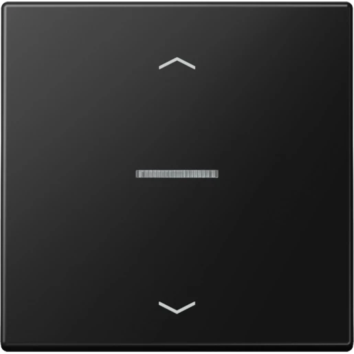 Jung LS range home stuurafdekking pijl grafiet zwart enkelvoudig Mat zwart RAL 9005 BTLS17101PSWM