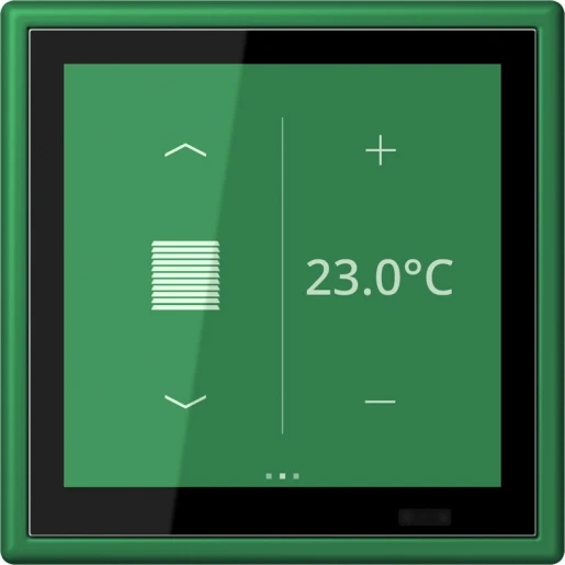 Jung LS range KNX Touch ruimtecontroller KNX groen LC459D1S219