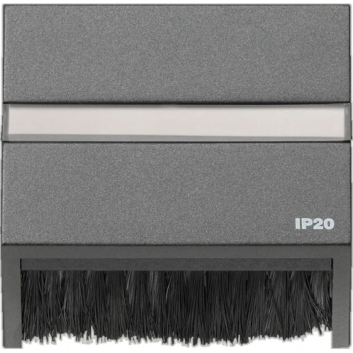 Gira TX_44 Kap opsteekbaar adapterraam antraciet Met label antraciet 068267