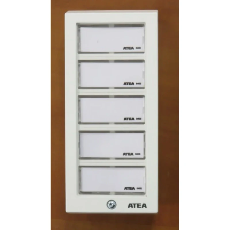 Atea alu.beldrukkerpaneel 5v opb